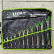 Tekiro 5/16"-1" Combination Wrench 11-Piece Set