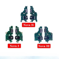 USB Charger Port Charging Connector Board Mic Flex Cable Replacement For Huawei Nova 3 3i 3E