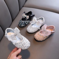 Summer New Style Korean Version Girl Princess Little Girl Princess Ribbon Baby Shoes Leather Shoes
