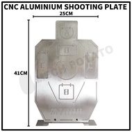 [Ready Stock] Shooting Target MT008 CNC Stainless Steel / Stand For Blaster Gel Nerf Shooting Plate