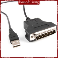 AOTO USB to DB25 25Pin Male Cable for Data Transfer in Office and Industrial Use 180cm