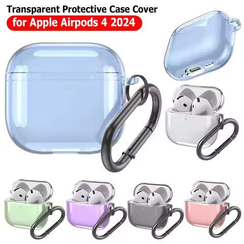 For Apple AirPods 4 Headphone Case TPU Transparent For Airpods 4th Generation Ear Case Protective Co
