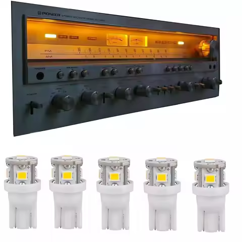 AC8V LED Wedge Base LAMPS (Color Choice) FOR X3600 SX690 SX590 SX-1080 590 3700 SX-3900