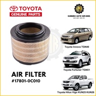 17801-0C010 Air Filter Toyota Hilux Vigo KUN25 Innova TGN40 Fortuner TGN51