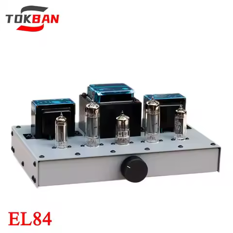 Tokban EL84 Vacuum Tube Amplifier Diy Kit 4w*2 Class A Amp High Power Low Noise HIFI Amplifier Audio