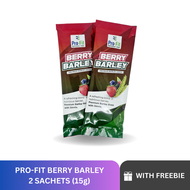 Trial pack 2 sachet Profit Berry Barley - Original Premium Barley Drink. Barley Grass Powder with Stevia anti aging helps boost immunity to prevent virus green BARLEY Juice Drink | herbal and pure organic green barley powder juice drink