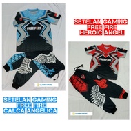 Calca Angelica Heroic Angel BNL Free Fire Gaming Pants & Gaming Jersey Set BNL AngelFF