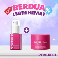 Roshibel - Glad2Glow Peach Retinol Moisturizer Serum Brightening Facial Bundling Package