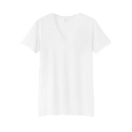 Uniqlo Men's Airism V-Neck T-Shirt Short Sleeve Underwear Inner Cool Touch Stretch Material V-Neck M