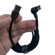 Cáp sạc Type C 90 độ Baseus Usb to Type C đây dù 2m đầu gập thuận tiện chơi game cho các dòng điện t
