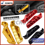 For YAMAHA NMAX 155 V1 V2 Mio i 125 AEROX155 XMAX 300 Motorcycle Rear Passenger Footrest CNC Foot Rest Pegs Pedals