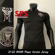 【SFS】Hight Quality 21-22 Player Version Inter Miami Black Football Soccer Jersey David Beckham Men T