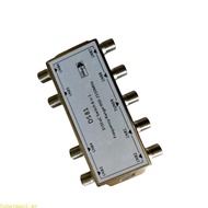 Best Performances 8Way Zinc Alloy Satellite TV Signal Switcher With 20dB Isolation 3dB Insertion Los