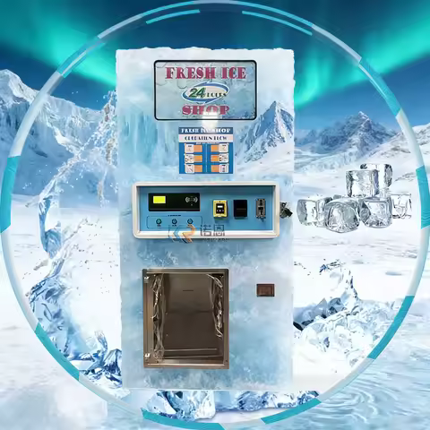 Vending Machine Supplier Maquina Expendedora De Hielo Ice Maker Vending Machine Ice Cube Ice Vending
