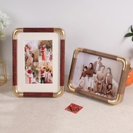 Family Photo Frames, Copper Corner Table, High-end Custom Group Photo Wedding Gift Group Photo Ornam