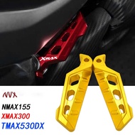 A-Motorcycle Accessories Rear Passenger Foot Peg Footrests For YAMAHA NMAX155 AEROX155 NVX155 XMAX300 TMAX530 DS DX