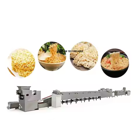 Automatic Frying Instant Noodle Processing Machinery Cup Noodle Production Line Noodle Manufacturing