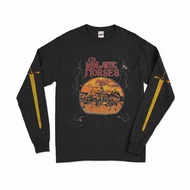 Longsleeve Black Horses - Riders Horses