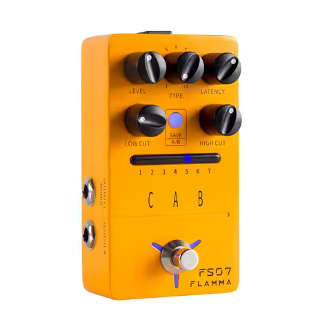 FLAMMA FS07 IR Cabinet Simulation Pedal Cab Simulation Guitar Effects Pedal Impuse Response Loader 7