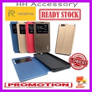 Window Flip Leather Bag Realme C2 C3 C11 C12 C15 C17 C21Y C25Y C33 5/6/7/5i/6i/7i 2pro/3pro/6pro/7pr