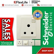 SCHNEIDER Vivace 15A Socket Switch Telephone Socket Outlet TV Outlet Astro Socket