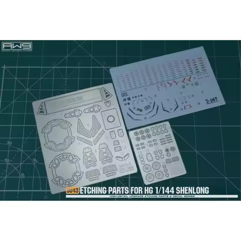 MADWORKS S043 Etching Parts Decal for HG 1/144 SHENLONG XXXG-01S Model Kits Hobby Building DIY Acces