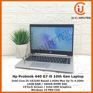 HP PROBOOK 440 G7 INTEL CORE I5-10210U 16GB RAM 500GB NVME SSD USED LAPTOP REFURBISHED NOTEBOOK