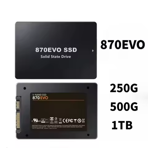 Used 870 EVO 2.5'' SSD 250GB 500GB 1TB Sata3 Internal Solid State Drive For Laptop Desktop 95% healt
