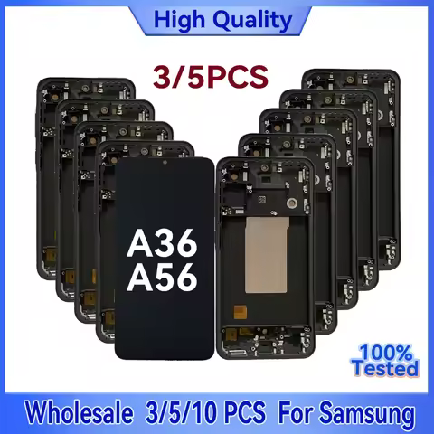 Wholesale 3/5/10 Pieces/Lot For Samsung A36 5G A366E A366B Lcd Display Screen With Touch Assembly A5
