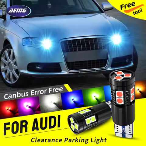 2×T10 W5W 168 194 LED Clearance Marker Parking Lights Bulbs Canbus Error Free For Audi A4 B5 8D B6 8