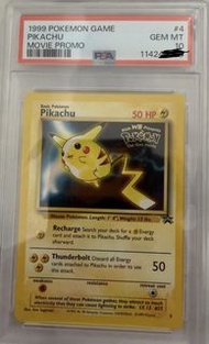 1999年寶可夢電影版皮卡丘卡牌 PSA 10