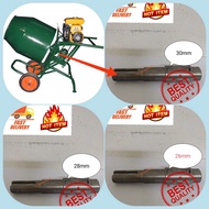 READY STOCK Mini mixer 3T mixer gearbox shaft 26MM 28MM 30MM (HIGHT QUALITY)