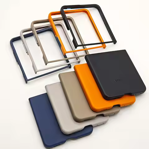 Samsung Galaxy Z Flip 7 8 Flip7 Flip8 Magnetic Case Luxury Eco Leather Cover Back Protective Shell z
