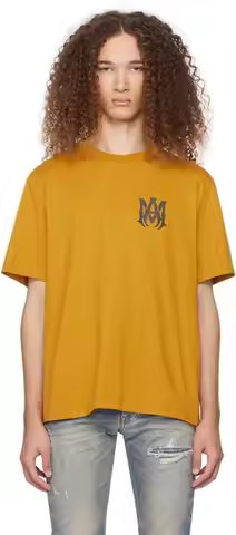 AMIRI | Orange 'MA' T-Shirt