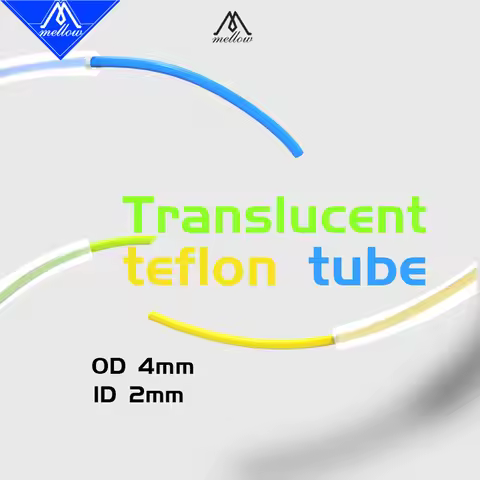 Mellow High Transparency PTFE Tube Teflonto MMU2.0 for prusa i3 mk3 ender-3 anet mk8 Bowden Extruder