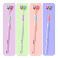 Household 3-Sided Toothbrush with Soft Bristles Comfortable Easy to Use Deep Cleaning Toothbrush for