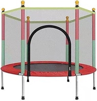 EN71 Jumping Bed Trampoline With Safety Net Bungee Big/Children Double Protection Elastic Bed