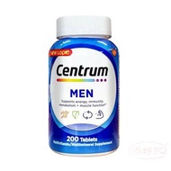 [美國版］Centrum男士 多種維維他命/種礦物質補充劑片 200粒裝