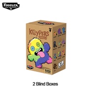 พวงกุญแจตุ๊กตาผ้าพลัชรูปสัตว์ประหลาดฟันน่ารักจาก Fuggler ของแท้ กล่องสุ่ม ตุ๊กตาตลกน่ารักปนขี้เล่น ร