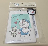 哆啦A夢 DORAEMON 小叮噹—證件卡套/附珠鍊可掛式卡片票證保護套/證件夾套(背面透明)