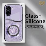 Softcase Glass Glitter For OPPO A6X/A6S/A6/A6T - Cassing hp OPPO A6X/A6S/A6T - Protective Case hp OP