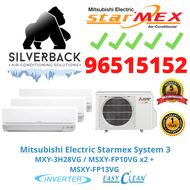 MITSUBISHI STARMEX AIRCON (5 TICKS) SYSTEM 3 WITH INSTALLATION