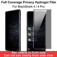 Imak Black Shark 4 Pro Anti Spy Screen Protector BlackShark 4 Full Cover Anti-Peeping Privacy Hydrogel Film