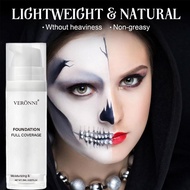 White Liquid Foundation Brightening Skin Color Toner Natural Stage Halloween Foundation Full O6g0