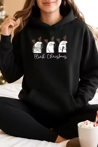Family Christmas Hoodie,Nightmare Before Xmass Top, reindeer, snowman,santanic claus, Elf,festive se