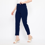 Basic Scuba Pants Women's Royal Pants Women's Slim Fit Stretch Pants/