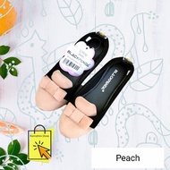 Girls' flat shoes black panda black peach art gemini t2