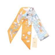 【二手】愛馬仕 HERMES 絲巾 Twilly Sur Mon NuageRIBON真絲 Twilly 女士 全新未使用