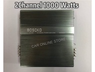 BOSOKO Titanium Spec ~ 2-Channel Car Power AMPLIFIER MAX POWER 1000 Watts -- Ready Stock🚨🚨🚨
