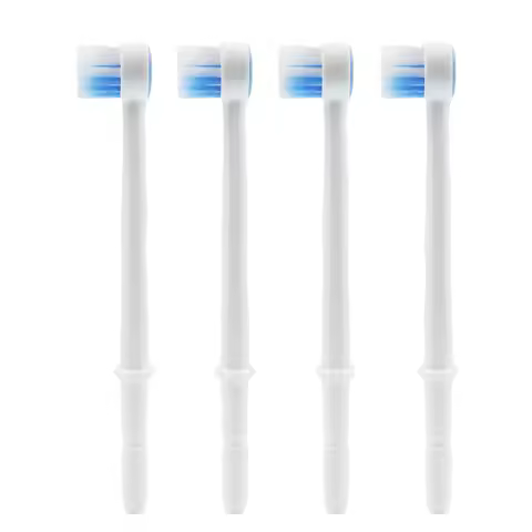 4pcs Brush Head Tips Replacement Tips Compatible with Waterpik Water Flosser WP-100, WP-100W, WP-260